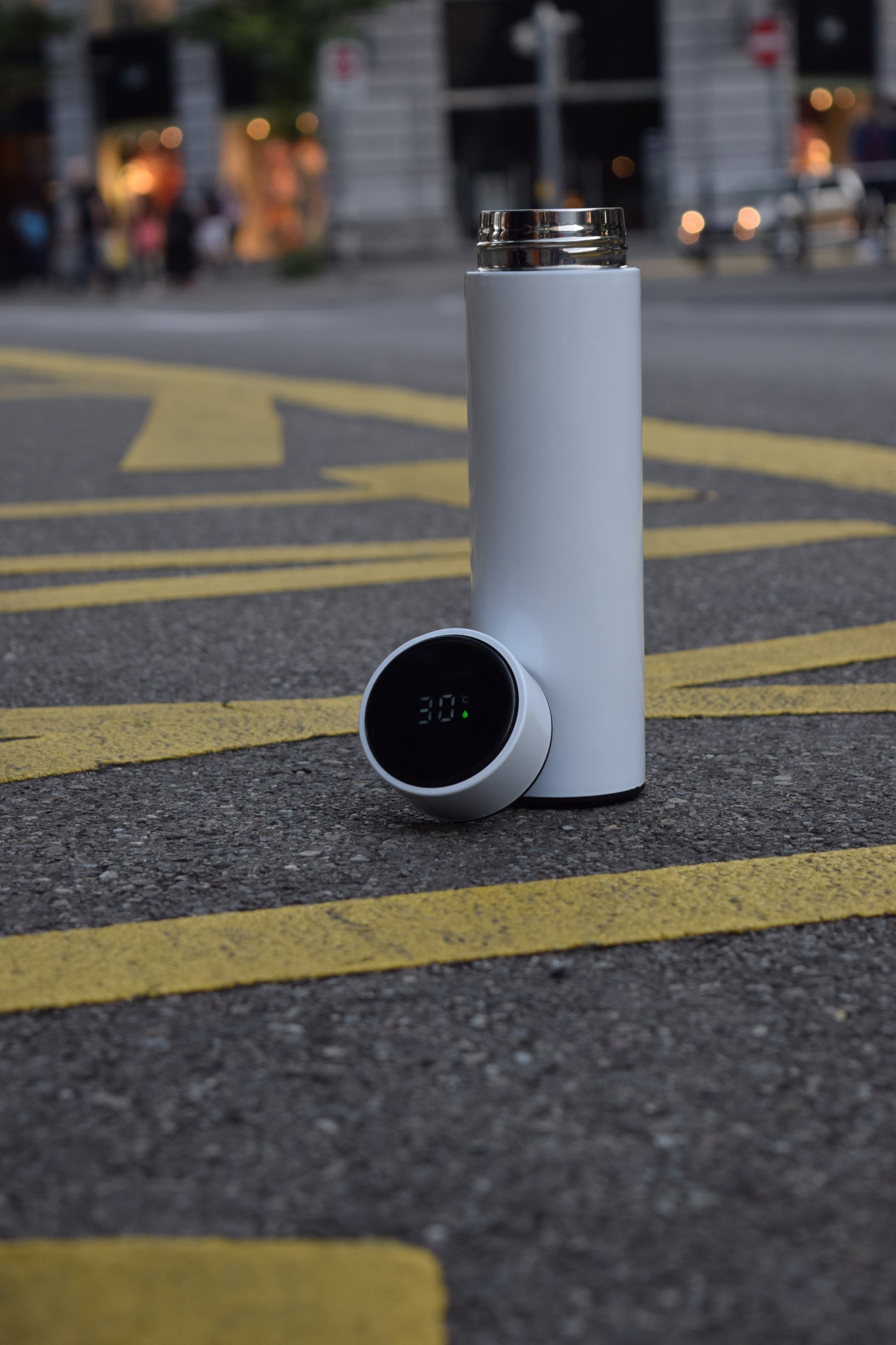 Digitale Thermosflasche