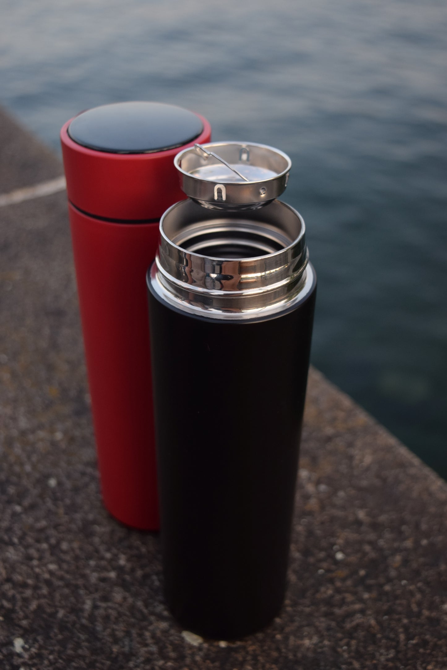 Digitale Thermosflasche